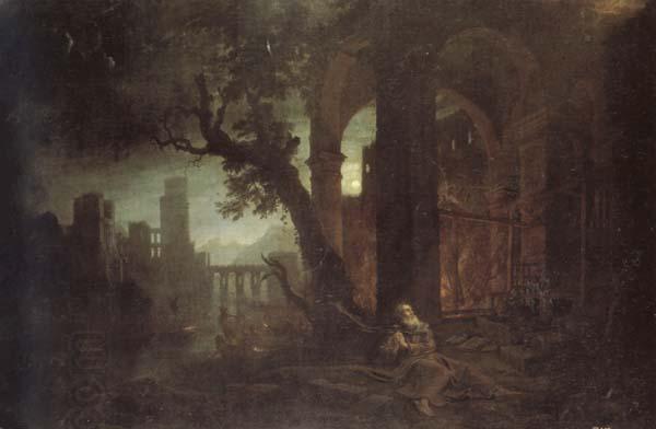 Claude Lorrain Landscape with the Temptations of St.Anthony Abbot oil painting picture